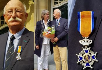 Dirk Jan Huizinga Lid in de Orde van Oranje Nassau 350