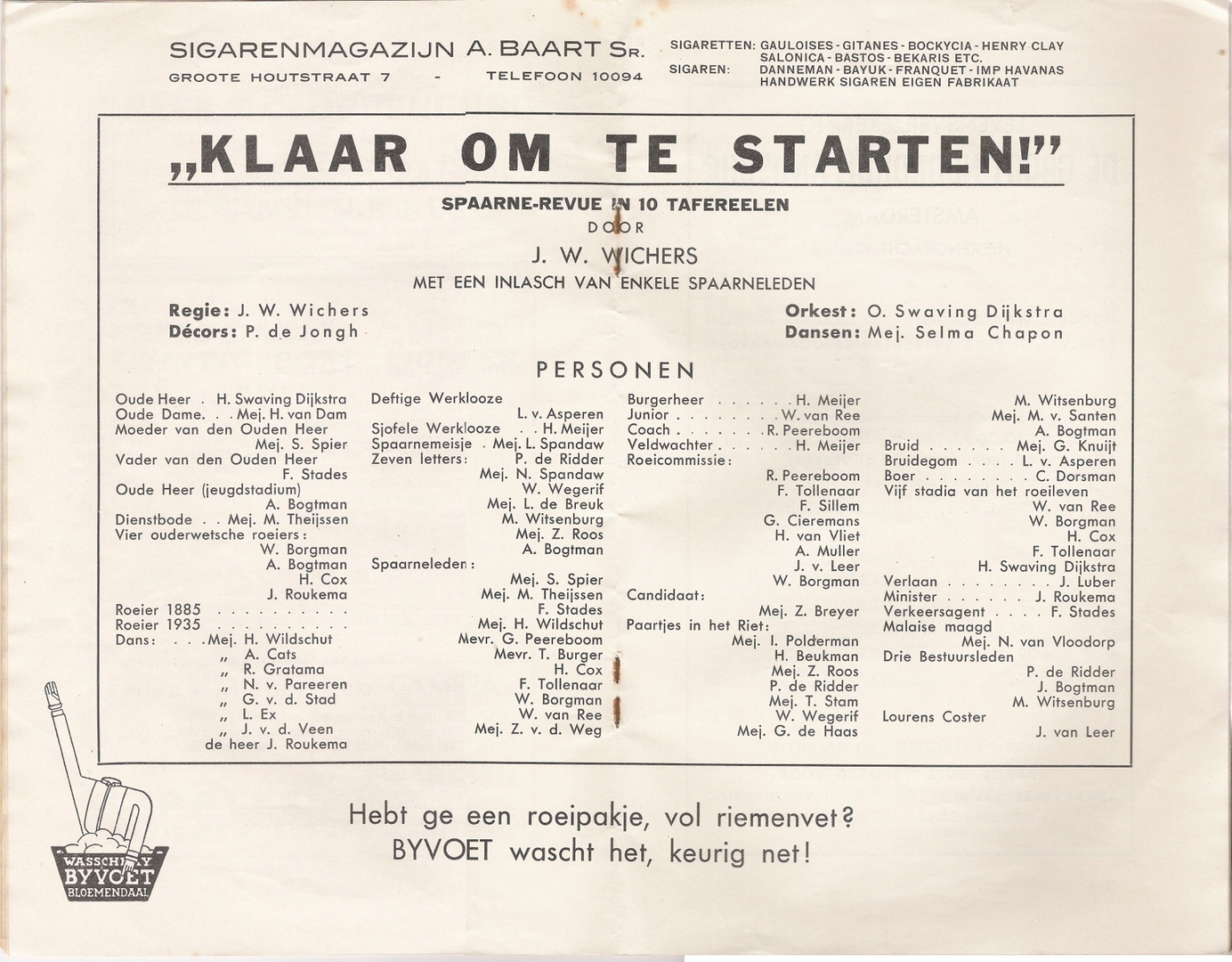 1935 lustrum 50j middenblad cast revue web